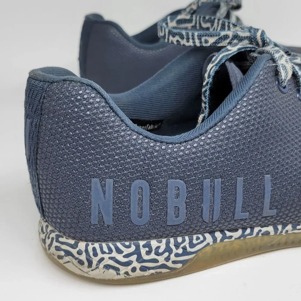 NOBULL SuperFabric Mens Blue Gray Trainers Size US 10 EUR 44 Womens US 11.5